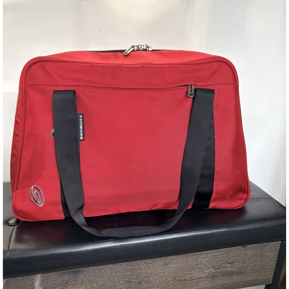 Timbuk2 Red Travel Garment Bag Carry On Suitcase Organizer Clamshell Zip 19"